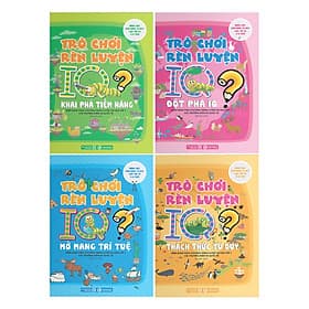 Combo Trò Chơi Rèn Luyện IQ (Trọn Bộ 4 Cuốn) - Trí