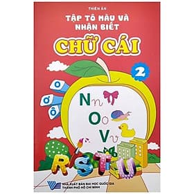 Tập Tô Màu Và Nhận Biết Chữ Cái - Tập 2 - Trí Đức