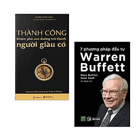 Combo 2 cuốn sách Bài Học Kinh Doanh : Thành Công Khám Phá Con Đường Trở Thành Người Giàu Có + 7 Phương Pháp Đầu Tư Warren Buffet - Phương Hà