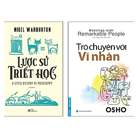 Sách Combo 2 Cuốn Hấp Dẫn Người Đọc : Lược Sử Triết Học nn + OSHO - Trò Chuyện Với Vĩ Nhân fn - Nhã Nam