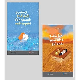 Combo: Đi Vòng Thế Giới Vẫn Quanh Một Người + Trốn Lên Mái Nhà Để Khóc - AZ Việt Nam - Việt Lê