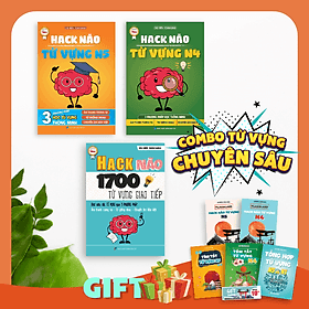 COMBO HACK NÃO TỪ VỰNG TIẾNG NHẬT N5 + N4 + 1700 TỪ VỰNG GIAO TIẾP TIẾNG NHẬT - Ghi nhớ siêu tốc từ vựng qua 3 phương pháp ÂM THANH TƯƠNG TỰ - TỪ GIỐNG NHAU VÀ CHUYỂN ÂM HÁN VIỆT - Đàn Thanh