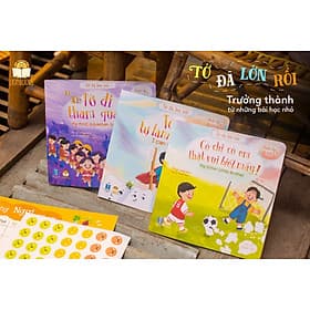 Combo 3 Cuốn Sách Kỹ Năng Cho Bé 1-2-3-6 Tuổi - Bộ Tớ Đã Lớn Rồi (Song Ngữ Anh Việt) - Truyện Tranh Cho Bé Tập Nói, Mầm Non - Việt Anh