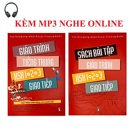 Combo: Giáo trình Tiếng Trung HSK1-2-3 giao tiếp - Lâm Tú