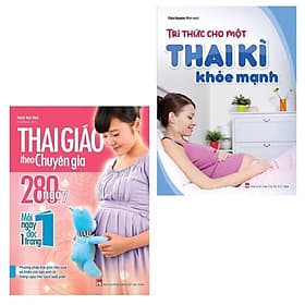 Combo Sách - Tri Thức Cho Một Thai Kì Khỏe Mạnh + Thai Giáo Theo Chuyên Gia 280 Ngày - Mỗi Ngày Đọc Một Trang (TB) (Minh Long Books) - Tri Thức
