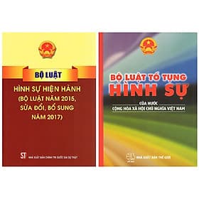 Combo Bộ Luật Tố Tụng Hình Sự Của Nước Cộng Hòa Xã Hội Chủ Nghĩa Việt Nam + Bộ Luật Hình Sự Hiện Hành (2 Cuốn) - Việt Hà