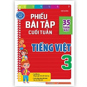 Sách Phiếu bài tập cuối tuần Tiếng Việt lớp 3 - Nha Nha