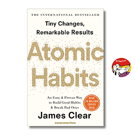 Atomic Habits by James Clear | Self Help / Psychology Nonfiction / Ngoại văn Tâm lý Nhập khẩu - James Maclaine
