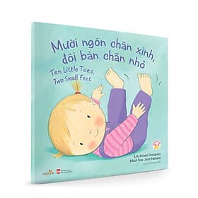Sách cho bé - Mười ngón chân xinh - Đôi bàn chân nhỏ - Sách tranh, song ngữ - Dành cho trẻ 0-3 tuổi - Do