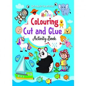 My Holiday: Colouring Cut And Glue - Nam Phương
