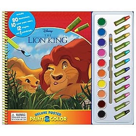 Disney Lion King Deluxe Poster Paint & Color - ED
