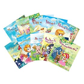 Truyện Kể Cho Bé Trước Giờ Đi Ngủ - Ngày Xửa Ngày Xưa - Combo 10 Cuốn - Đinh Tị Books - Di Di