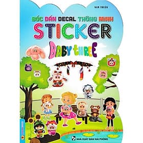 Bóc Dán Decal Thông Minh Sticker - Baby Three - Hồng Ân - Minh Minh