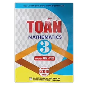 Sách Toán Lớp 3 Song Ngữ Anh - Việt - Việt An