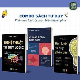 Combo 3 cuốn: Nghệ Thuật Tư Duy Logic + Kỹ Năng Tư Duy Thực Chiến + Rèn Luyện Tư Duy Phản Biện - Thu