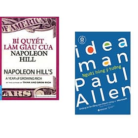 Combo 2 cuốn sách: Bí Quyết Làm Giàu Của NapoLeon Hill + Khởi nghiệp công nghệ - Người hùng ý tưởng - Hú