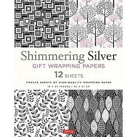 Shimmering Silver Gift Wrapping Papers - Dermot Berkery