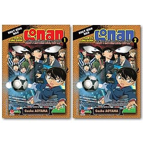 Combo Thám Tử Lừng Danh Conan Hoạt Hình Màu: Cầu Thủ Ghi Bàn Số 11 (2 Cuốn) - Kim