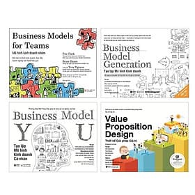 Combo Sách Tạo Lập Mô Hình Kinh Doanh Cá Nhân + Tạo Lập Mô Hình Kinh Doanh + Mô Hình Kinh Doanh Nhóm + Thiết Kế Giải Pháp Giá Trị - G