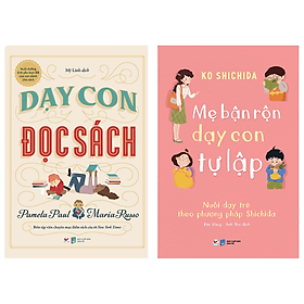 ComBo: Dành Cho Lứa Tuổi (Từ 3 đến 12 Tuổi) Dạy Con Đọc Sách - Nuôi Dưỡng Tình Yêu Trọn Đời Của Con Dành Cho Sách+ Mẹ Bận Rộn Dạy Con Tự Lập - Nuôi Dạy Trẻ Theo Phương Pháp Shichida - Theo Theobald