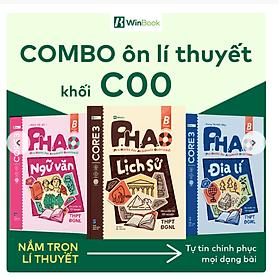 Combo 3 cuốn sách P.H.A.O Ôn luyện thi tốt nghiệp THPT ĐGNL môn Văn, Sử, Địa - Ôn lí thuyết khối C00 cấp tốc - Văn Minh