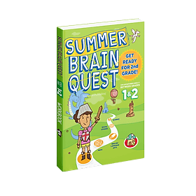 Sách summer brain quest 1&2 phát triển tư duy iq cho bé - Chà