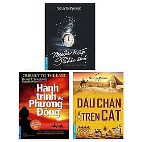 Combo Dấu Chân Trên Cát + Hành Trình Về Phương Đông + Muôn Kiếp Nhân Sinh - Many Times, Many Lives - Tái Bản - Chà