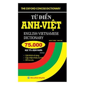 Từ Điển Anh Việt 75000 Mục Từ Và Định Nghĩa - Việt An