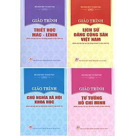 Combo 4 cuốn Giáo Trình Dành Cho Bậc Đại Học Hệ Không Chuyên Lý Luận Chính Trị: Giáo Trình Triết Học Mác – Lênin + Giáo Trình Lịch Sử Đảng Cộng Sản Việt Nam + Giáo Trình Chủ Nghĩa Xã Hội Khoa Học + Giáo Trình Tư Tưởng Hồ Chí Minh - Nhà xuất bản Larousse