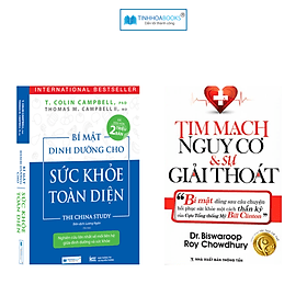 Combo 2 cuốn Sách: Bí mật dinh dưỡng + Phòng và chữa bệnh Tim mạch - Vân Phong