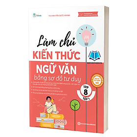 Làm Chủ Kiến Thức Ngữ Văn Bằng Sơ Đồ Tư Duy Lớp 8 - Tập 1 (MC)