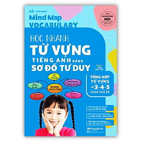 Mindmap Vocabulary Học Nhanh Từ Vựng Tiếng Anh Bằng Sơ Đồ Tư Duy (Tổng hợp từ vựng lớp 3-4-5 theo chủ đề) (MG) - Theo Theobald