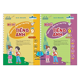 Combo Bộ đề kiểm tra định kỳ 4 kỹ năng tiếng anh lớp 9 - tập 1 + 2 ( có đáp án )