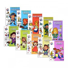 Sách Trọn bộ Danh Nhân Thế Giới + Tặng kèm postcard GreenLife - Nha Nha