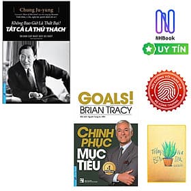 Combo 2 cuốn sách kinh tế hay: Không Bao Giờ Là Thất Bại! Tất Cả Là Thử Thách + Chinh Phục Mục Tiêu ( Tặng kèm Bookmark Happy Life) - Chinh Ba