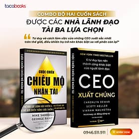 BỘ 2 CUỐN SÁCH CEO XUẤT CHÚNG VÀ CUỘC CHIẾN CHIÊU MỘ NHÂN TÀI - 