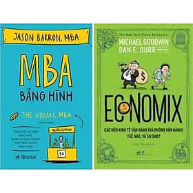 Combo Sách Kinh Tế Cực Hay : MBA Bằng Hình + Economix Các nền kinh tế vận hành (Và không vận hành) Thế nào và tại sao - Nhà Sách Kinh Tế