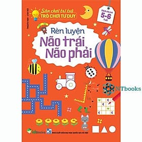 Sân Chơi Trí Tuệ - Trò Chơi Tư Duy - RÈN LUYỆN NÃO TRÁI, NÃO PHẢI - Dành cho trẻ 5-6 tuổi - G