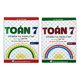 Combo Toán Cơ Bản Và Nâng Cao Lớp 7 - Tập 1 + Tập 2 (Kết Nối Tri Thức) - Tri Thức