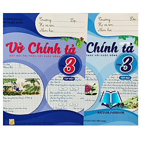 Combo 2 cuốn Vở luyện viết chính tả 3 ( kết nối tri thức ) - Tri Thức