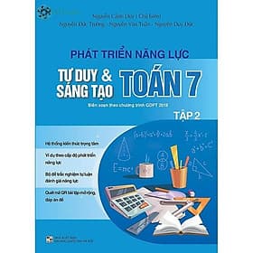 Sách Phát triển năng lực tư duy và sáng tạo Toán 7 Tập 2 (Biên soạn theo chương trình GDPT 2018) - Theo Theobald