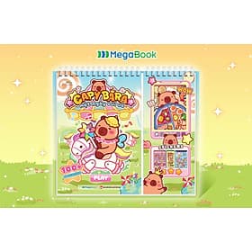 CAPYBARA - Một ngày vui vẻ (Sách bóc dán sticker 3D) - Vũ