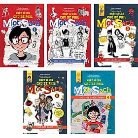 Combo Bộ 5 Cuốn Mọt Sách Phiên Bản Gốc: Nhật Ký Của Chú Bé Phill - Mọt Sách 1 - Câu Chuyện Về Một Cậu Bé Đặc Biệt, Người Tin Vào Những Chuyện Tưởng Tượng + Nhật Ký Của Chú Bé Phill - Mọt Sách 2 - Hàng Nghìn Ánh Đèn Hollywood + Nhật Ký Của Chú Bé Phill - - Chuyện