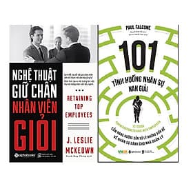 Combo 2 cuốn - 101 Tình huống nhân sự nan giải + Nghệ thuật giữ chan nhân viên giỏi - Ume Chan