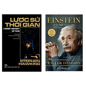 Combo 2 Cuốn Sách Hay: Einstein - Cuộc Đời Và Vũ Trụ + Lược Sử Thời Gian / Sách Kiến Thức Tổng Hợp - Vũ