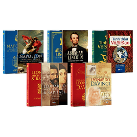 Combo: Bộ Sách Sang Trọng Deluxe Books: Abraham Lincoln - Các Tác Phẩm Và Suy Ngẫm+ Tinh Thần Võ Sĩ Đạo+ Leonardo Michelangelo Và Raphael- Cuộc Đời Ba Danh Họa Thời Kì Phục Hưng+ Napoleon - Nghệ Thuật Quân Sự Và Quyền Lực Đích Thực+ Những Cuốn Sổ Tay Của - 