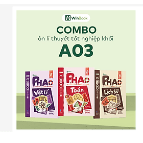 Bộ 3 cuốn P.H.A.O Toán, Vật lí, Lịch sử Ôn luyện thi tốt nghiệp THPT, ĐGNL - Do