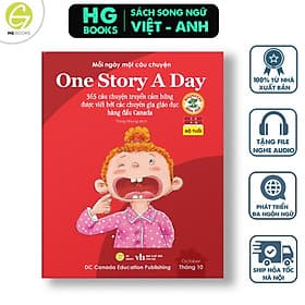 One Story A Day - CUỐN 10 : 365 câu chuyện phát triển IQ, EQ cho bé - Bản song ngữ tặng kèm file nghe - Song Phát