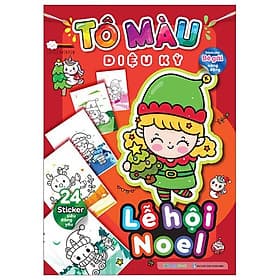 Tô Màu Diệu Kỳ - Lễ Hội Noel (Dành Cho Bé Gái Năng Động) - Noel Janis-Norton