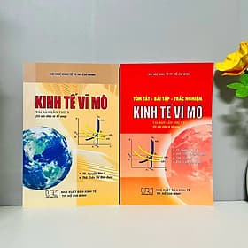 Combo Kinh Tế VĨ MÔ (Lý Thuyết + Bài Tập) - Trường ĐH Kinh Tế TP. Hồ Chí Minh - Nhà Sách Kinh Tế